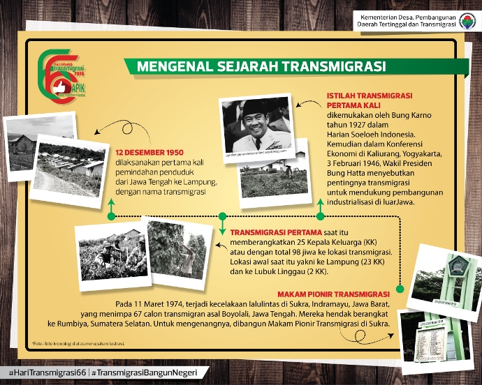 Infografis Hari Bhakti Transmigrasi Ke 66 Pemkab Manggarai