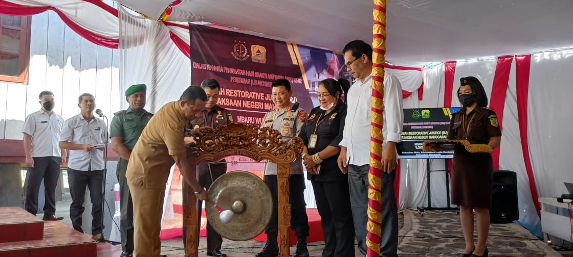 Mbaru Wunut sebagai rumah keadilan restoratif sebagai salah satu bentuk kepedulian