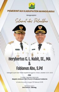 Hari pelantikan bupati dan wakil bupati Manggarai
