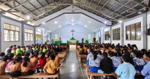 Misa Syukur Hari Anak Nasional 2026 di Paroki St. Nikolaus Golodukal Ruteng.